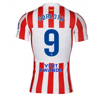 Moški Nogometni dresi Atletico Madrid Alexander Sorloth #9 Domači 2025-26 Kratek Rokav Moški Nogometni dresi Atletico Madrid Alexander Sorloth #9 Domači 2025-26 Kratek Rokav